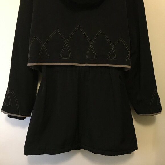 Vintage Eaton's Utex Arctic Stitched Hooded Black Cattle Style Jacket - Picture 11 of 16